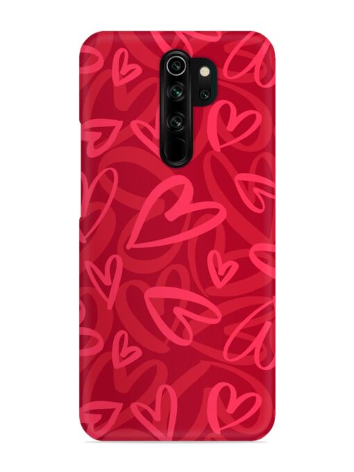 Seamless Romantic Pattern Snap Case for Xiaomi Redmi Note 8 Pro Zapvi