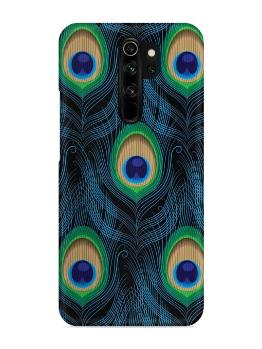 Seamless Pattern Peacock Snap Case for Xiaomi Redmi Note 8 Pro