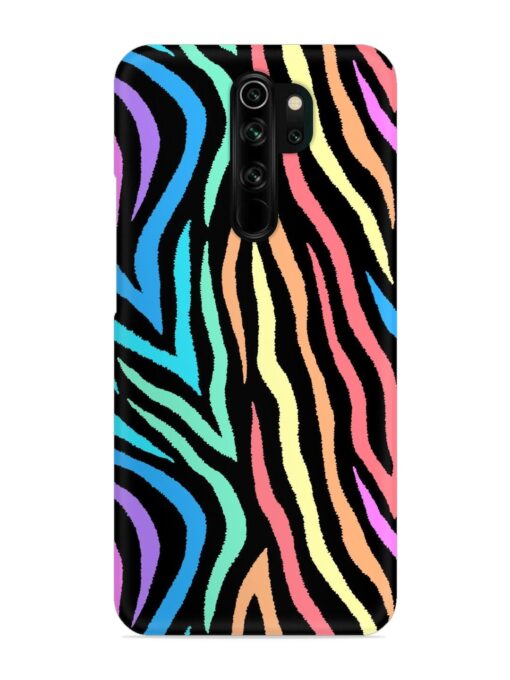 Colorful Abstract Zebra Snap Case for Xiaomi Redmi Note 8 Pro Zapvi