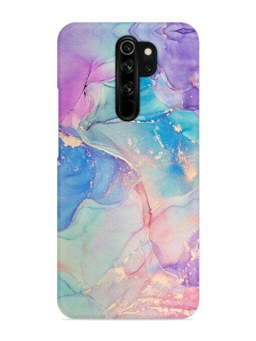 Alcohol Ink Colors Snap Case for Xiaomi Redmi Note 8 Pro Zapvi