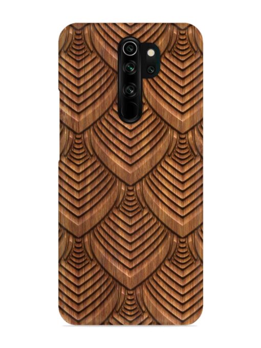 Carved Pattern On Snap Case for Xiaomi Redmi Note 8 Pro Zapvi