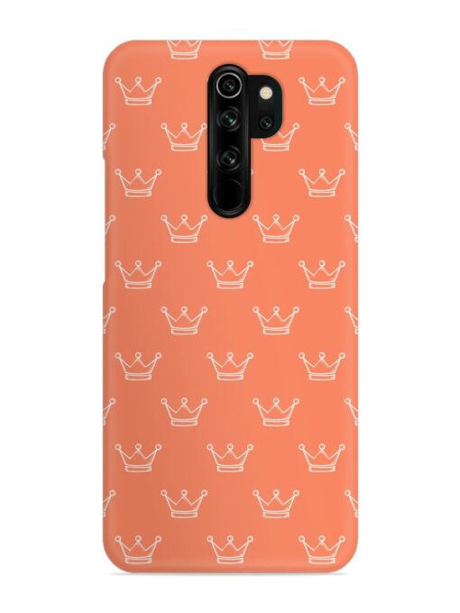 Hand Drawn Crown Snap Case for Xiaomi Redmi Note 8 Pro Zapvi