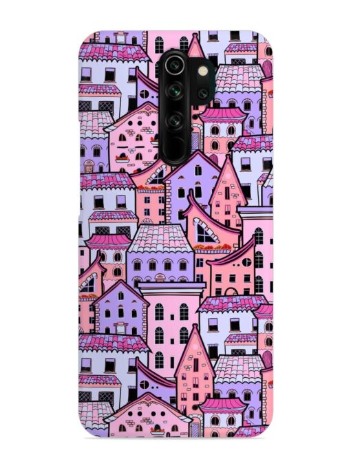 Seamless Pattern Houses Snap Case for Xiaomi Redmi Note 8 Pro