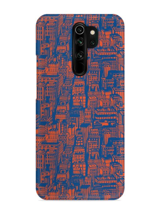 Hand Drawn Seamless Snap Case for Xiaomi Redmi Note 8 Pro Zapvi