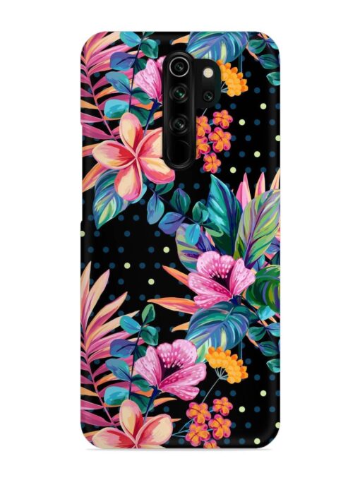 Seamless Floral Pattern Snap Case for Xiaomi Redmi Note 8 Pro Zapvi