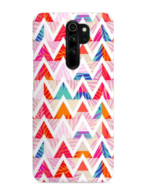 Abstract Triangle Background Snap Case for Xiaomi Redmi Note 8 Pro Zapvi