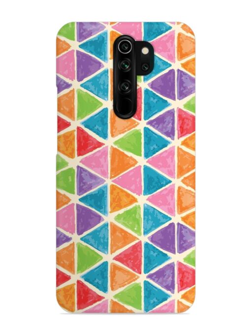 Seamless Colorful Isometric Snap Case for Xiaomi Redmi Note 8 Pro Zapvi