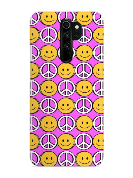 Smiley Face Peace Snap Case for Xiaomi Redmi Note 8 Pro Zapvi