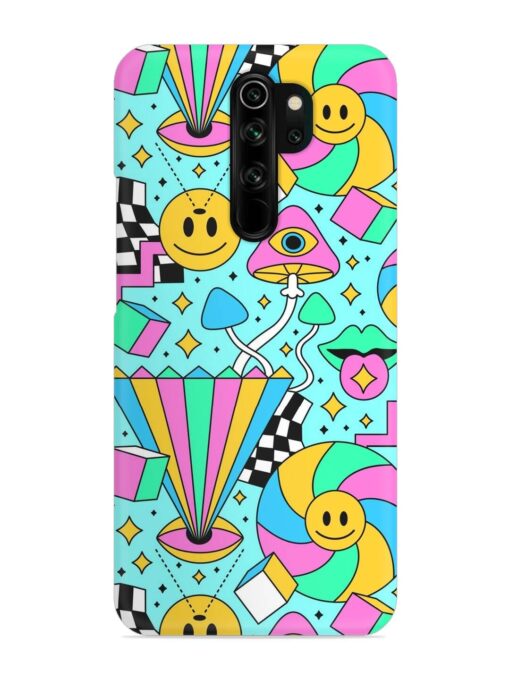 Trippy Rainbow 60S Snap Case for Xiaomi Redmi Note 8 Pro Zapvi