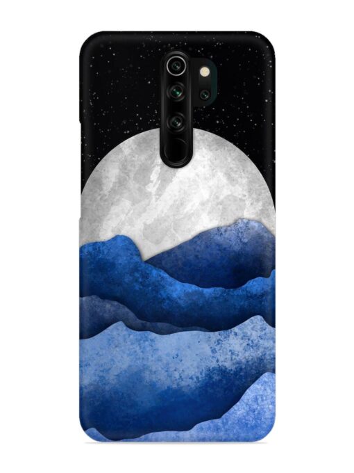 Full Moon Mountain Vector Snap Case for Xiaomi Redmi Note 8 Pro Zapvi