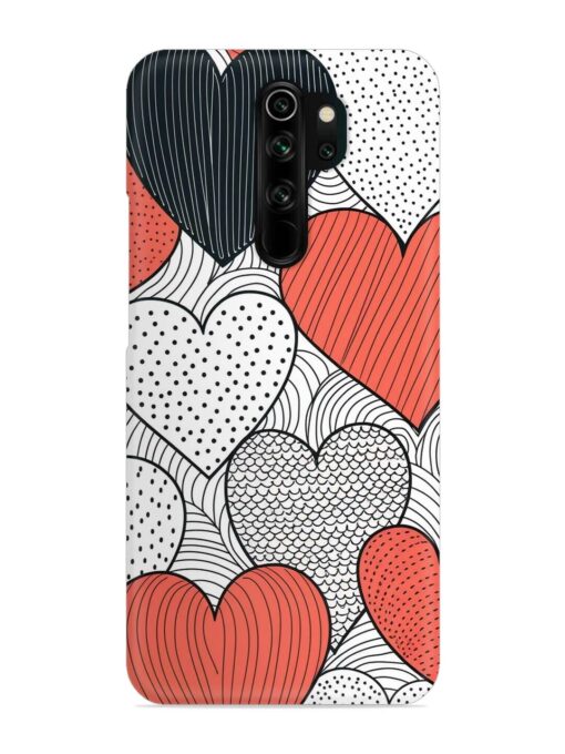 Girly Heart Seamless Snap Case for Xiaomi Redmi Note 8 Pro