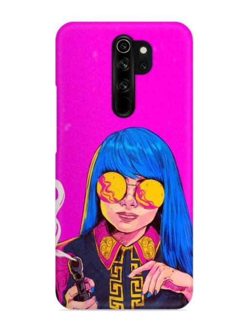 Aesthetic Anime Girl Snap Case for Xiaomi Redmi Note 8 Pro Zapvi