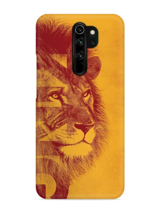 Gold Lion Crown Art Snap Case for Xiaomi Redmi Note 8 Pro Zapvi