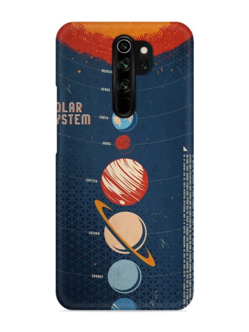 Solar System Vector Snap Case for Xiaomi Redmi Note 8 Pro