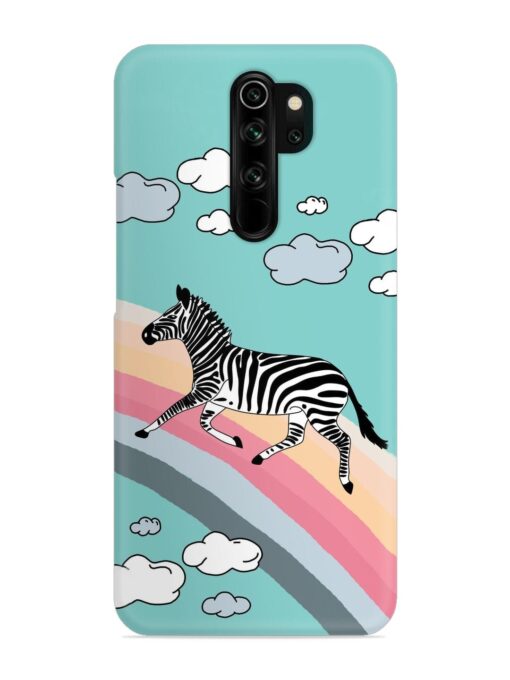 Running Zebra Snap Case for Xiaomi Redmi Note 8 Pro Zapvi