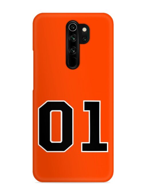 01 Number Snap Case for Xiaomi Redmi Note 8 Pro Zapvi