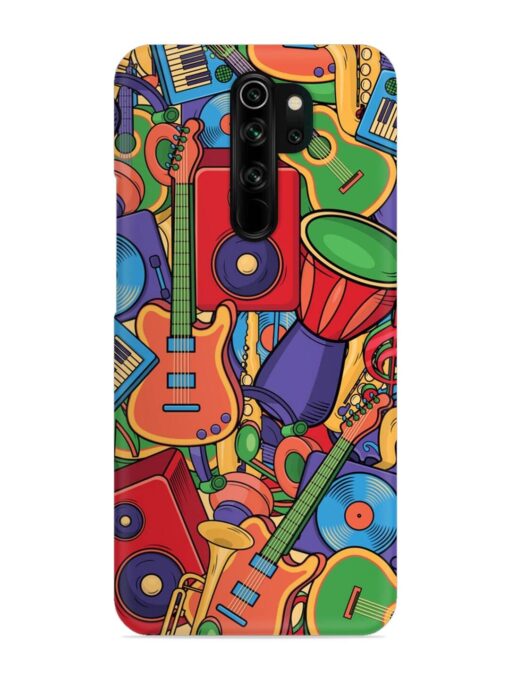 Colorful Music Art Snap Case for Xiaomi Redmi Note 8 Pro Zapvi