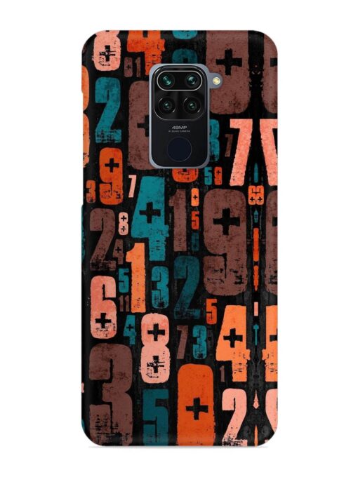 0 To 9 Art Snap Case for Xiaomi Redmi Note 9 Zapvi