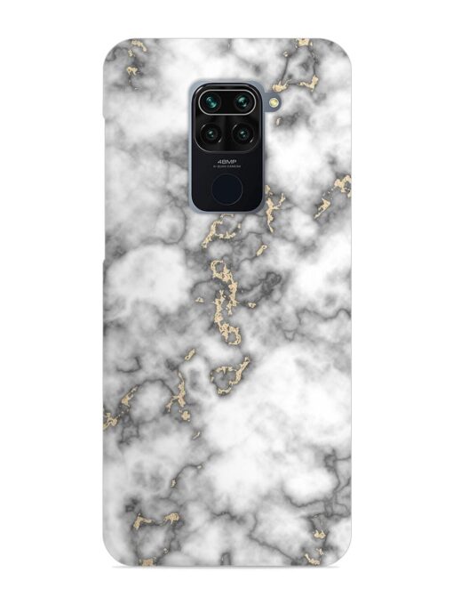 Gray And Gold Marble Snap Case for Xiaomi Redmi Note 9 Zapvi