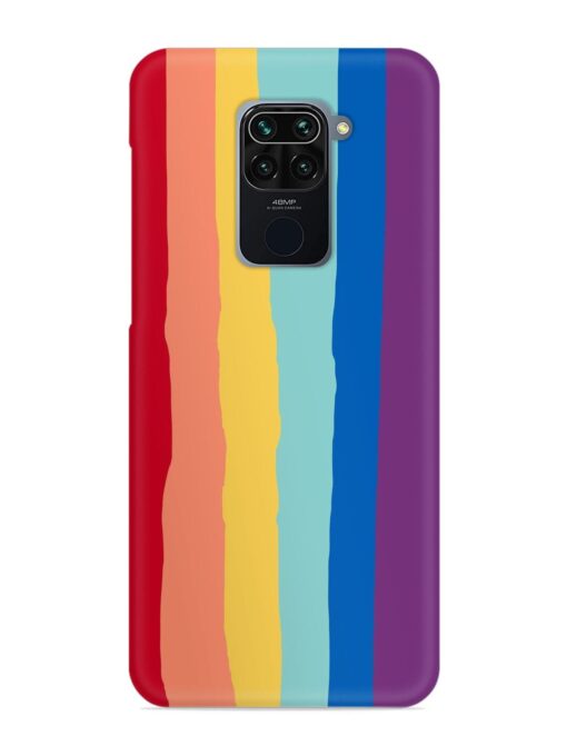 Rainbow Genuine Liquid Snap Case for Xiaomi Redmi Note 9 Zapvi