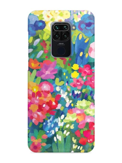 Watercolor Flower Art Snap Case for Xiaomi Redmi Note 9