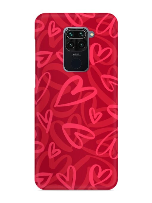 Seamless Romantic Pattern Snap Case for Xiaomi Redmi Note 9 Zapvi