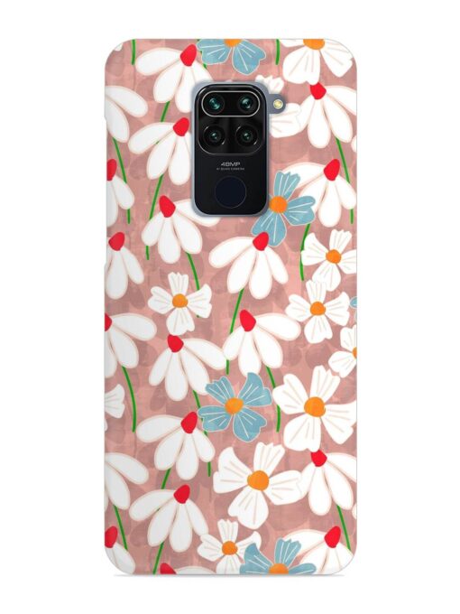 Abstract Petal Flowers Snap Case for Xiaomi Redmi Note 9