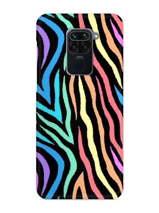 Colorful Abstract Zebra Snap Case for Xiaomi Redmi Note 9 Zapvi