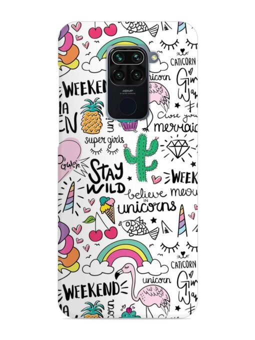 Unicorn Ice Cream Snap Case for Xiaomi Redmi Note 9