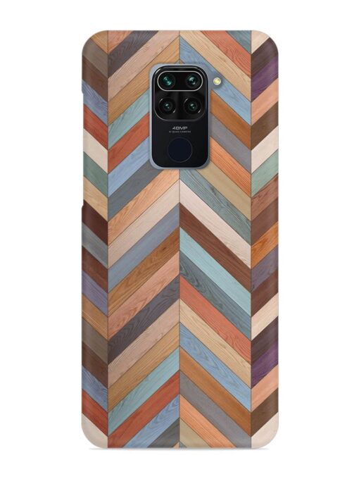 Seamless Wood Parquet Snap Case for Xiaomi Redmi Note 9 Zapvi