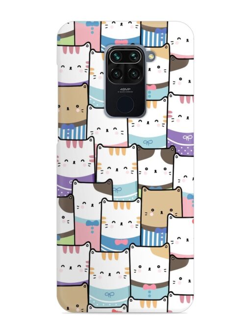 Cute Adorable Cat Snap Case for Xiaomi Redmi Note 9 Zapvi