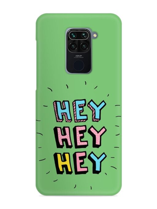 Hey Vector Cartoon Snap Case for Xiaomi Redmi Note 9 Zapvi