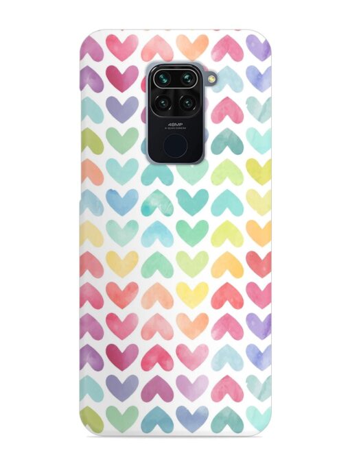 Seamless Colorful Watercolor Snap Case for Xiaomi Redmi Note 9