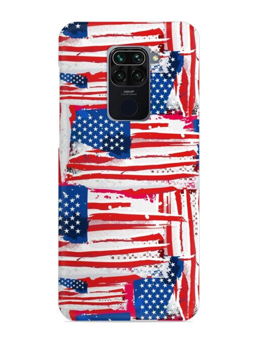 Usa Flag Seamless Snap Case for Xiaomi Redmi Note 9