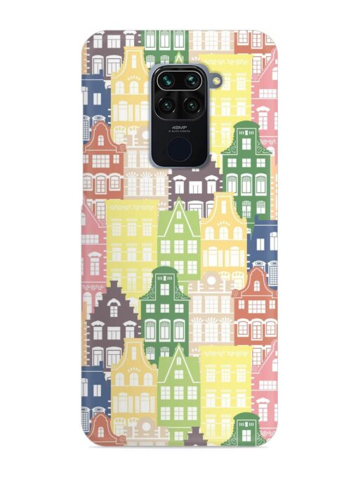 Seamless Shapes Pattern Snap Case for Xiaomi Redmi Note 9 Zapvi