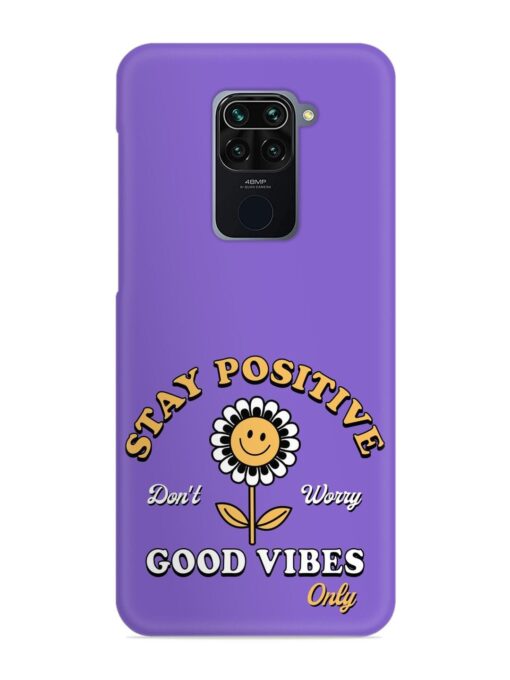 Retro Positive Flower Snap Case for Xiaomi Redmi Note 9 Zapvi