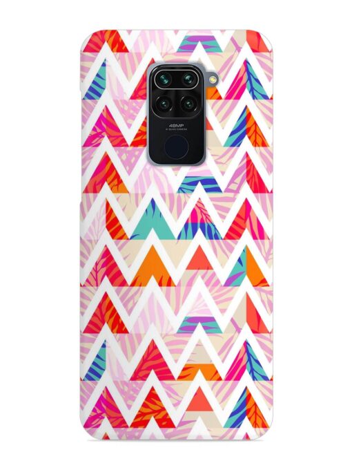 Abstract Triangle Background Snap Case for Xiaomi Redmi Note 9 Zapvi