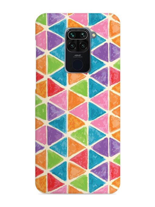 Seamless Colorful Isometric Snap Case for Xiaomi Redmi Note 9 Zapvi