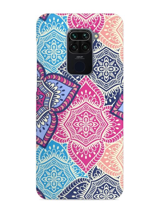 Ethnic Floral Seamless Snap Case for Xiaomi Redmi Note 9 Zapvi