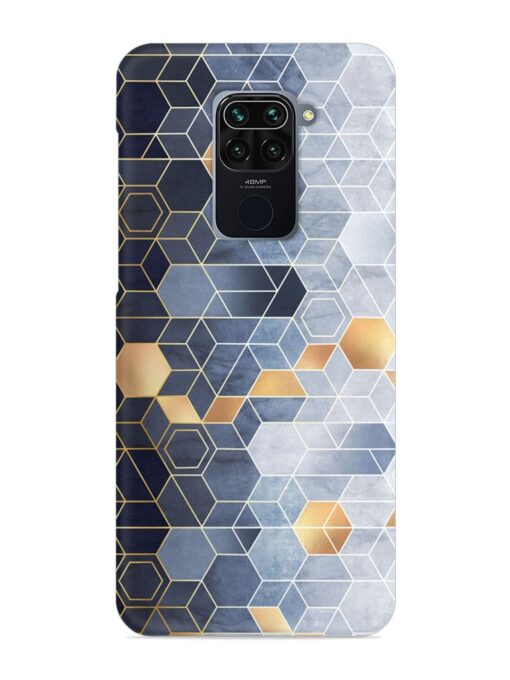 Geometric Abstraction Hexagons Snap Case for Xiaomi Redmi Note 9 Zapvi