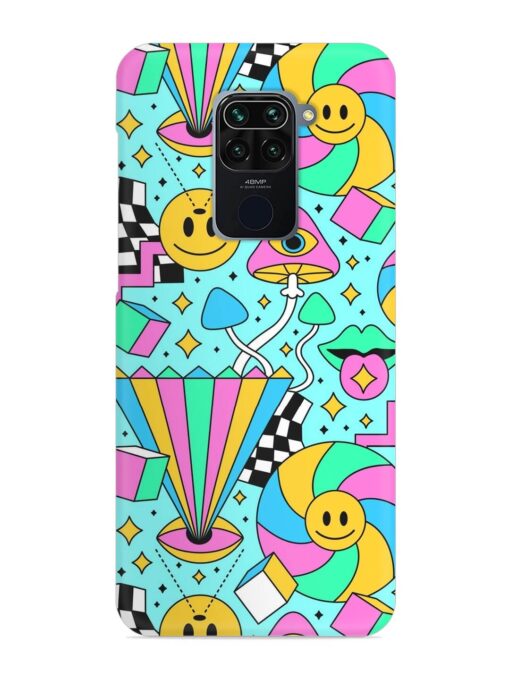 Trippy Rainbow 60S Snap Case for Xiaomi Redmi Note 9