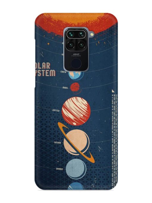 Solar System Vector Snap Case for Xiaomi Redmi Note 9 Zapvi