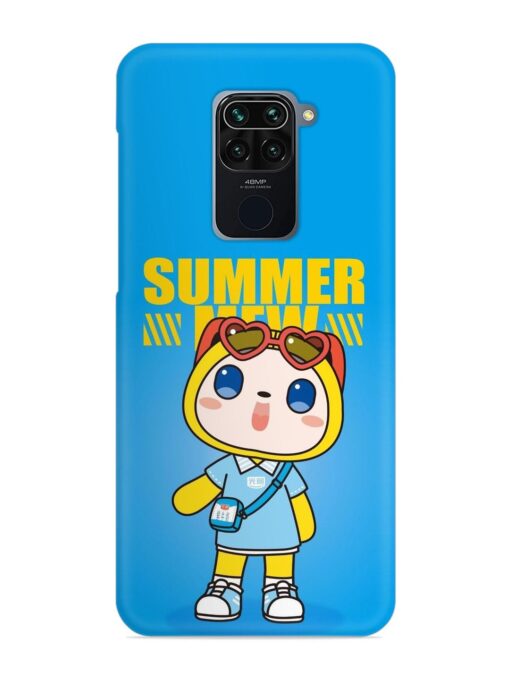 Summer Mew Cartoon Snap Case for Xiaomi Redmi Note 9