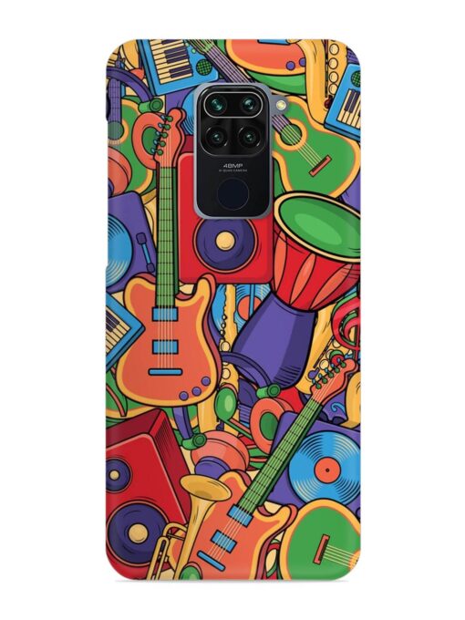 Colorful Music Art Snap Case for Xiaomi Redmi Note 9