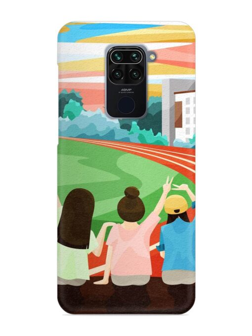 School Playground Snap Case for Xiaomi Redmi Note 9 Zapvi