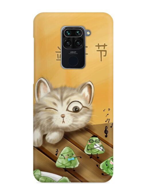 Cat Scorpion Dancing Snap Case for Xiaomi Redmi Note 9 Zapvi