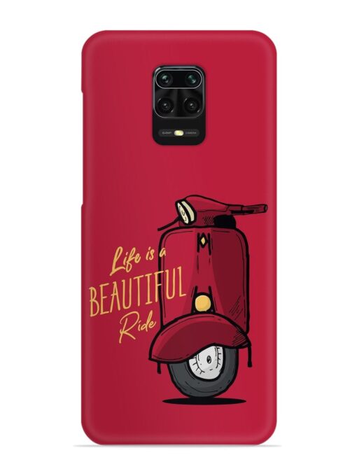 Life Is Beautiful Rides Snap Case for Xiaomi Redmi Note 9 Pro Zapvi