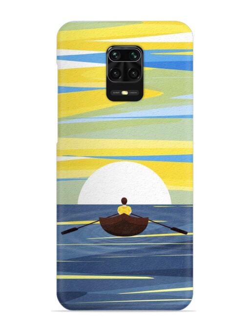 Rowing Person Ferry Paddle Snap Case for Xiaomi Redmi Note 9 Pro Zapvi