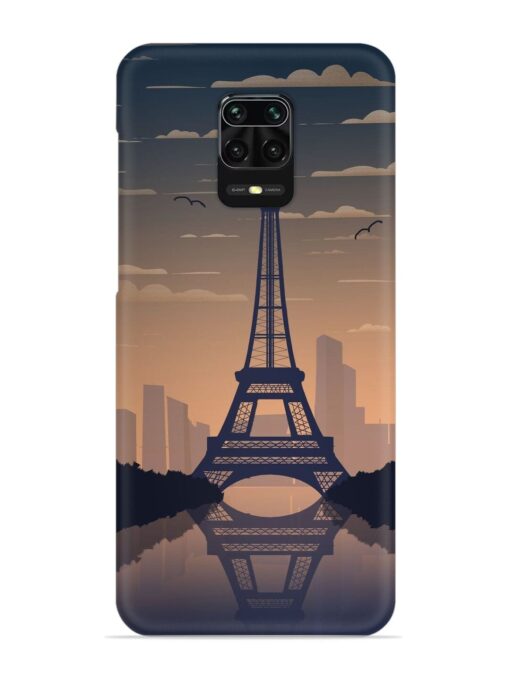 France Paris Eiffel Tower Gradient Snap Case for Xiaomi Redmi Note 9 Pro Zapvi