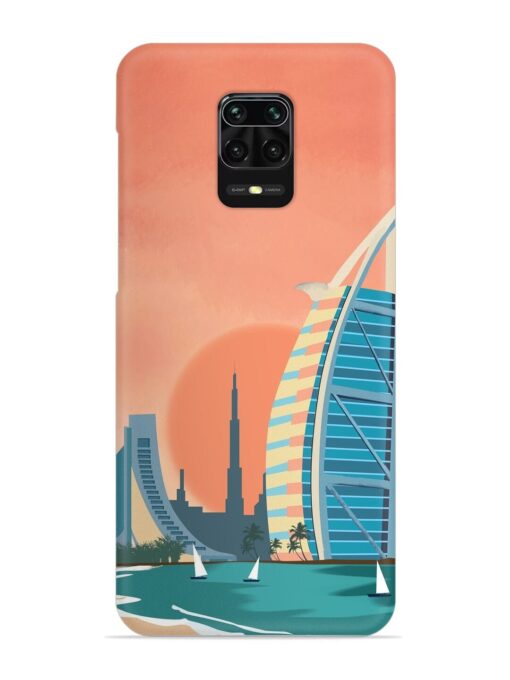 Dubai Architectural Scenery Snap Case for Xiaomi Redmi Note 9 Pro Zapvi